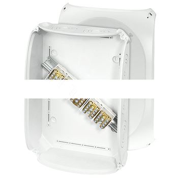 Коробка клеммная 5-пол. до 35 кв.мм 355х255х122 IP66 серая (DK 5035 S)
