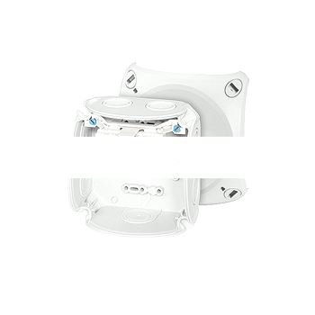 Коробка клеммная 5-пол. до 4 кв.мм 104х104х70 IP66 серая с мембранами (DK 0402 GZ)