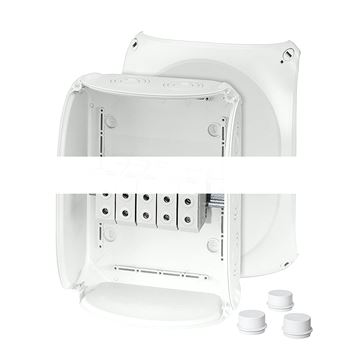 Коробка клеммная 5-пол. до 50 кв.мм 295х225х122 IP55/IP66 серая (DK 3535 G)