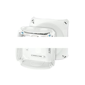 Коробка клеммная 5-пол. до 6 кв.мм 130х130х77 IP66 серая с мембранами (DK 0604 GZ)