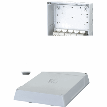 Коробка клеммная 5 положений до 25/35мм2 310х210х116 IP55/IP65 серая (K 9502)