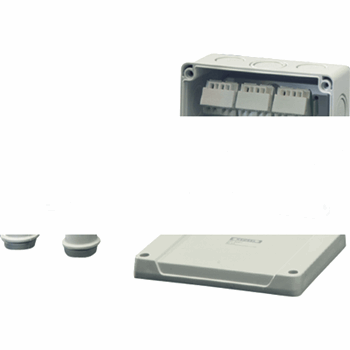 Коробка клеммная 5 положений до 4мм2 139х119х70 IP55/IP65 серая (KC 9045)