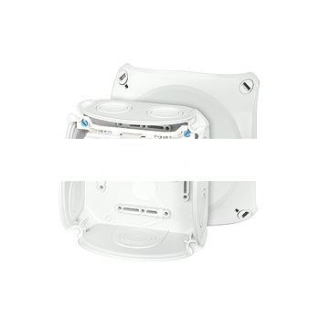 Коробка клеммная DK 0606 G-Коробка 130х130х77, 7+1мемб вводов, 5-пол.кл. 2,5-10 кв.мм, серый, PP,   IP66 Hensel (DK 0606 G)