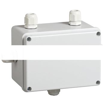 Коробка КМ41331 распаячная для открытой проводки 150х110х85мм IP55 (RAL7035 гермовводы PG11 5 шт)
