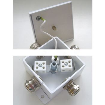 Коробка монтажная огнестойкая КМ-О(4к)-IP66 четыре ввода ABCD (КМ-О 4кIP664в)