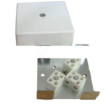 Коробка монтажная огнестойкая КМ-О(6к)-IP66 четыре вода ABCD (КМ-О 6к IP66 ABCD)