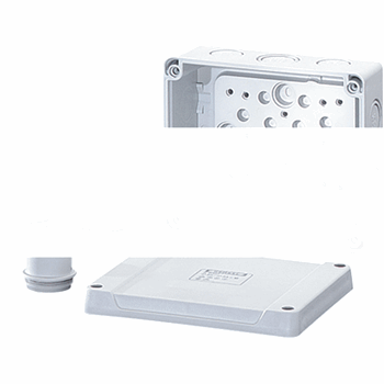Коробка распределительная пустая 119х139х70 IP55/IP65 серая (K 9060)