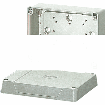 Коробка распределительная пустая 125х167х82 IP66 серая стойкая к УФ (KF 8100)