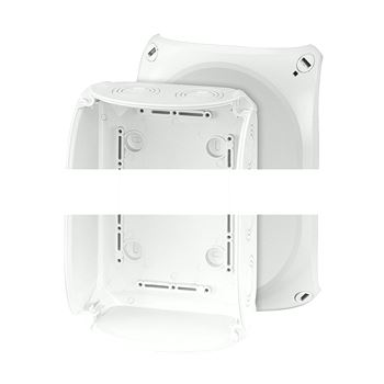 Коробка распределительная пустая 155х210х92 IP66/67 серая стойкая к УФ (KF 1600 G)
