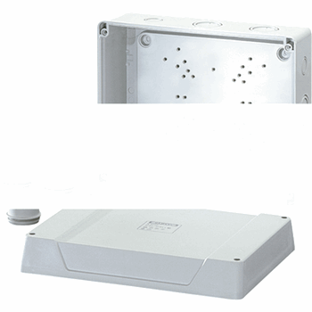 Коробка распределительная пустая 210х260х116 IP55/IP65 серая (K 9350)