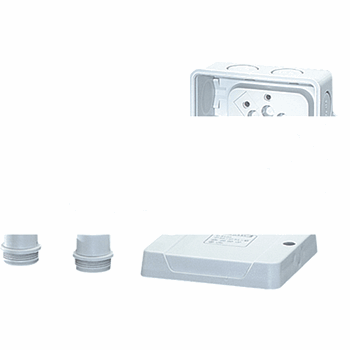 Коробка распределительная пустая 88х88х53 IP55/IP65 серая (D 9120)