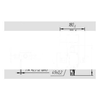 Коробка взрывозащищенная КП6-14 180х44х190мм