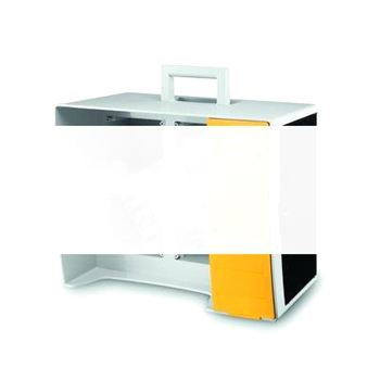 Корпус на 16 модулей и 4 поста с основанием 136х125мм MBOX2