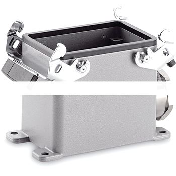 Корпус промышленного соединителя H-A 32 SGRL M25 ZW. SOCKELGEHAEUSE