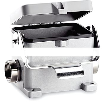 Корпус промышленного соединителя H-B 48 SDR M32 ZW. SOCKELGEHAEUSE