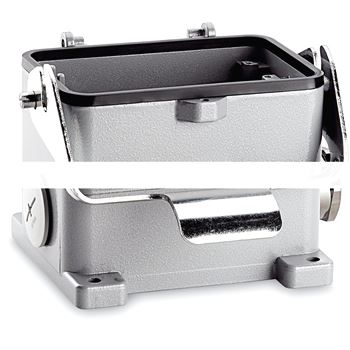 Корпус промышленного соединителя H-B 48 SGRL M32 ZW. SOCKELGEHAEUSE