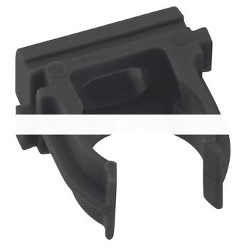 Крепеж-клипса черная d25мм Plast PROxima (10шт)
