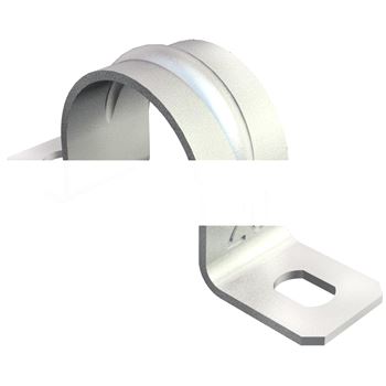 Крепежная скоба металл. двухлапковая 47mm