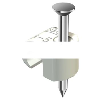 Крепежная скоба с гвоздем 16-19mm, L40