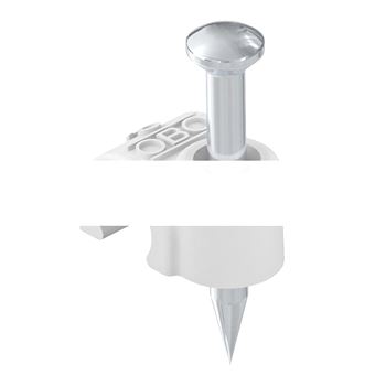 Крепежная скоба с гвоздем 6mm, L35