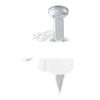 Крепежная скоба с гвоздем 7mm, L25