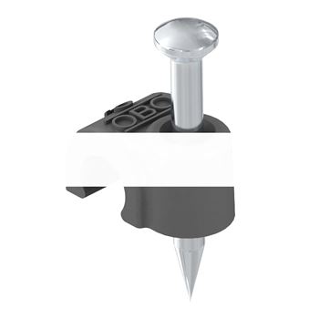 Крепежная скоба с гвоздем 7mm, L25