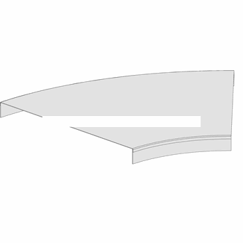 Крышка для элемента KS45 KRL-KS45-600 R=300 PURAL