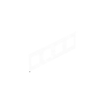 Крышка для напольного бокса Telitank на 4 устройства EKR 284x88 мм (ПВХ,черный)