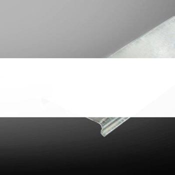 Крышка лотка КЛзоц100 L=2м S=0.7мм с круглым замком облегченная оцинкованная