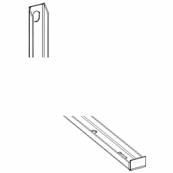 Кронштейн белый YPK-300M