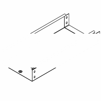 Лоток 200х100 L=3000мм окрашенный