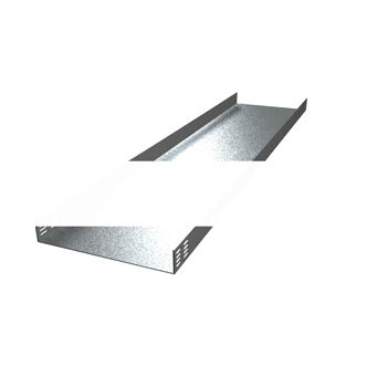 Лоток глухой 200х80х2000мм УТ1.5 оцинкованный S1.0 (2613)
