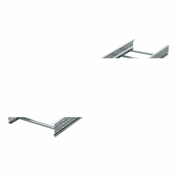 Лоток лестничный 200x800 лонжерон 2мм L=6м цинк-ламельный