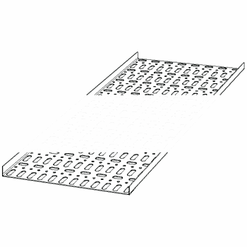 Лоток монтажный KRC-250 L=2000 M белый