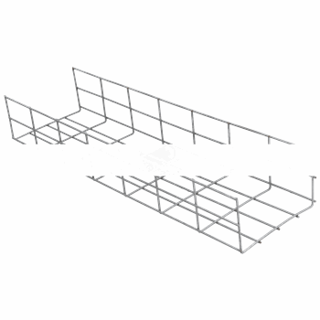 Лоток проволочный усиленный 100x300 горячеоцинкованный