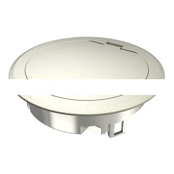 Лючок GES R2 40х140 мм (для монтажных оснований, никелир.)