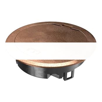 Лючок GES R2 40х140 мм (для монтажных оснований, состаренная медь)