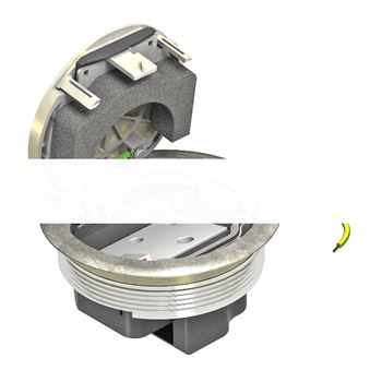 Лючок GESRMS2 USB SA (для монтажных оснований, латунь)
