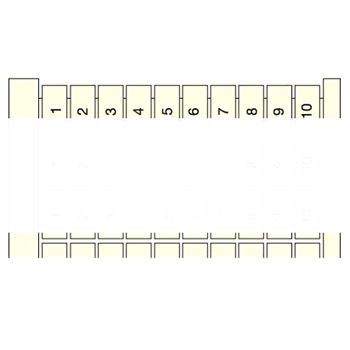 Маркировка  вертикальная RC510 10х(11...20) (1042R2400)