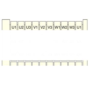 Марк.клемм 20x(L1-L2-L3-N-PE) RC65 (2132R1400)