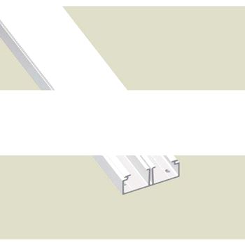 Миниканал с разделителем белый 16x50 ПВx-М1