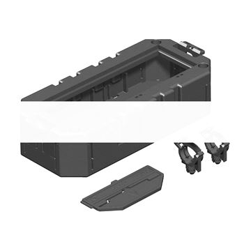 Модульная рамка Modul45 (с кожухом) MT3 45/2-1 165x76x40 мм (полиамид,черный)