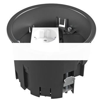 Монтажная коробка для лючка GES R2 120х85 мм (с розеткой VDE, полиамид)