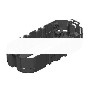 Монтажная коробка GB2 BL с большим отверстием (полиамид,черный)