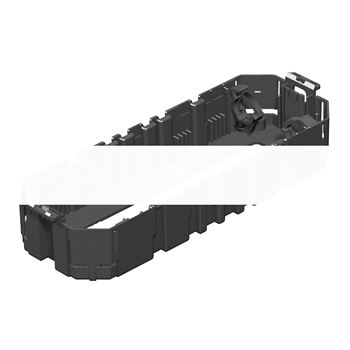Монтажная коробка GB3 BL с большим отверстием (полиамид,черный)