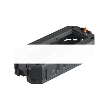Монтажная коробка UT3 для установки в лючок с накладкой для 3xModul45  (полиамид,черный)