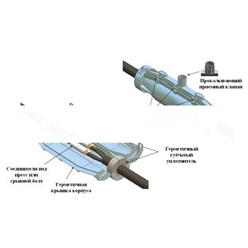 Муфта соединительная 4х1.5мм.кв - 4х10мм.кв/5х1.5мм.кв - 5х6мм.кв до 1кВ Scotchcast 91