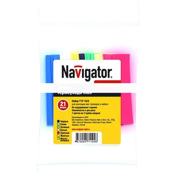 Набор термоусадочных трубок 60/30 (7 цветов по 3шт) 10см (71134)
