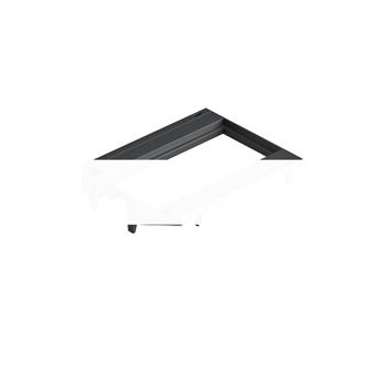 Накладка монтажной коробки UT3/4 для 2xModul45 104x76 мм (полиамид,черный)