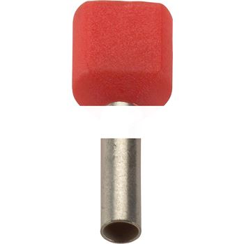 Наконечник TWIN-END SLEEVES AHI-TWIN 2x1 RD